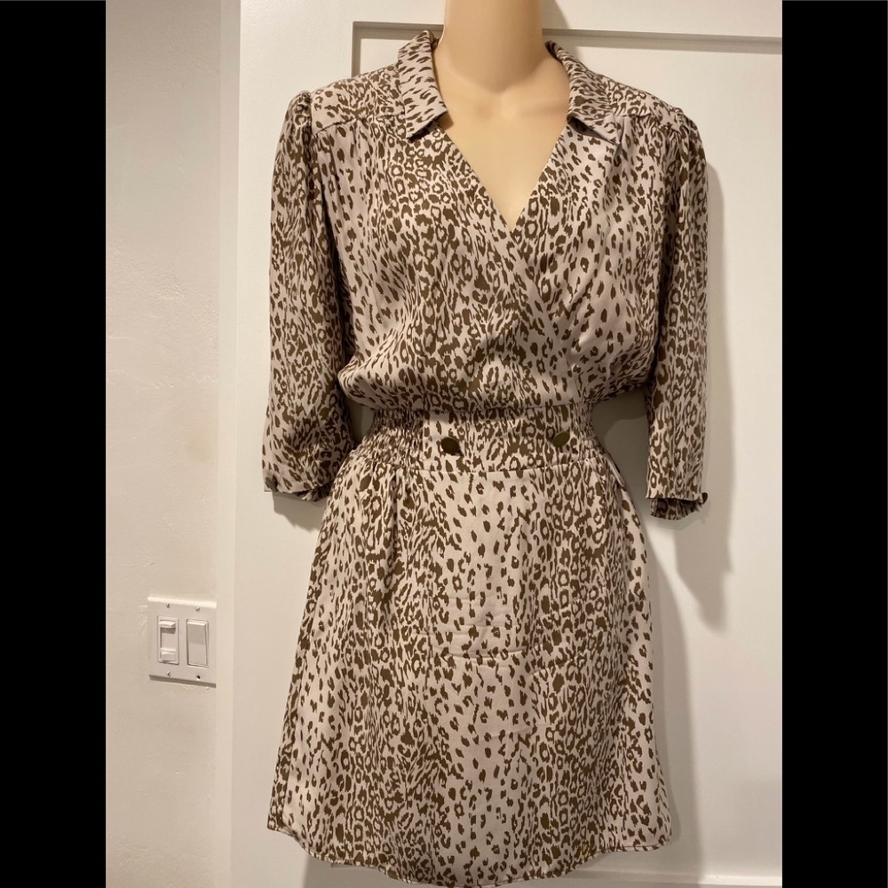 Parker printed dress size extra small
